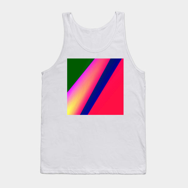 red blue green abstract texture background Tank Top by Artistic_st